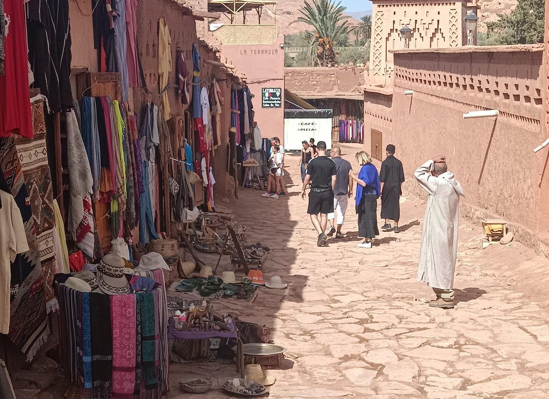 Village du sud marocain sur la route du Sahara